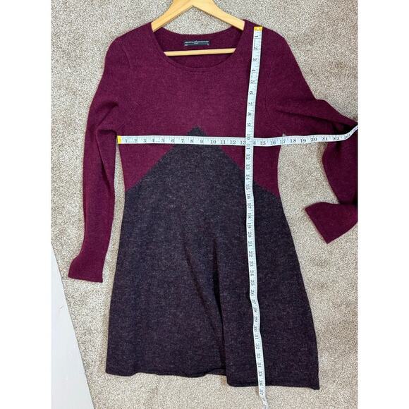 Peruvian Connection Alpaca Blend A Line Sweater Dress  Size Medium Burgundy - Picture 2 of 10